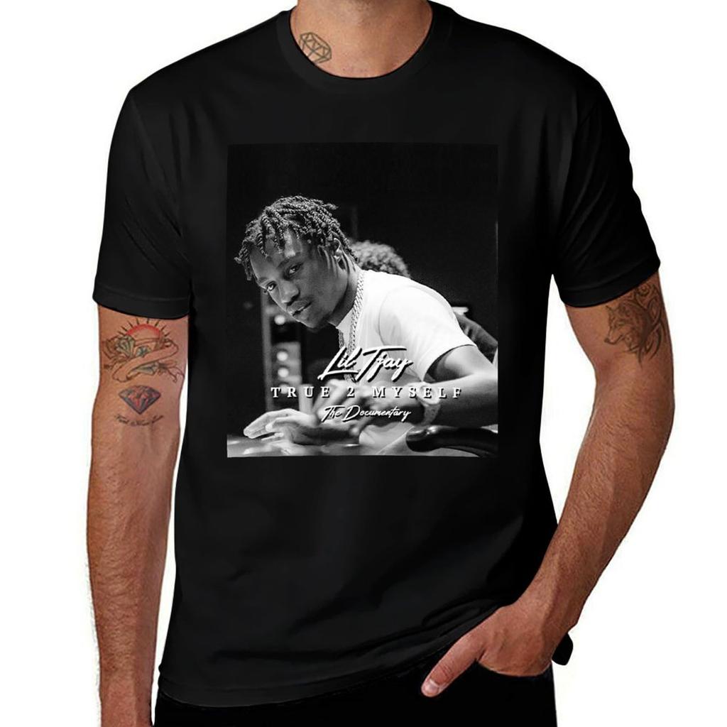 Sixya New Lil True to myself American Tour TShirt Essential Solid Color TShirt