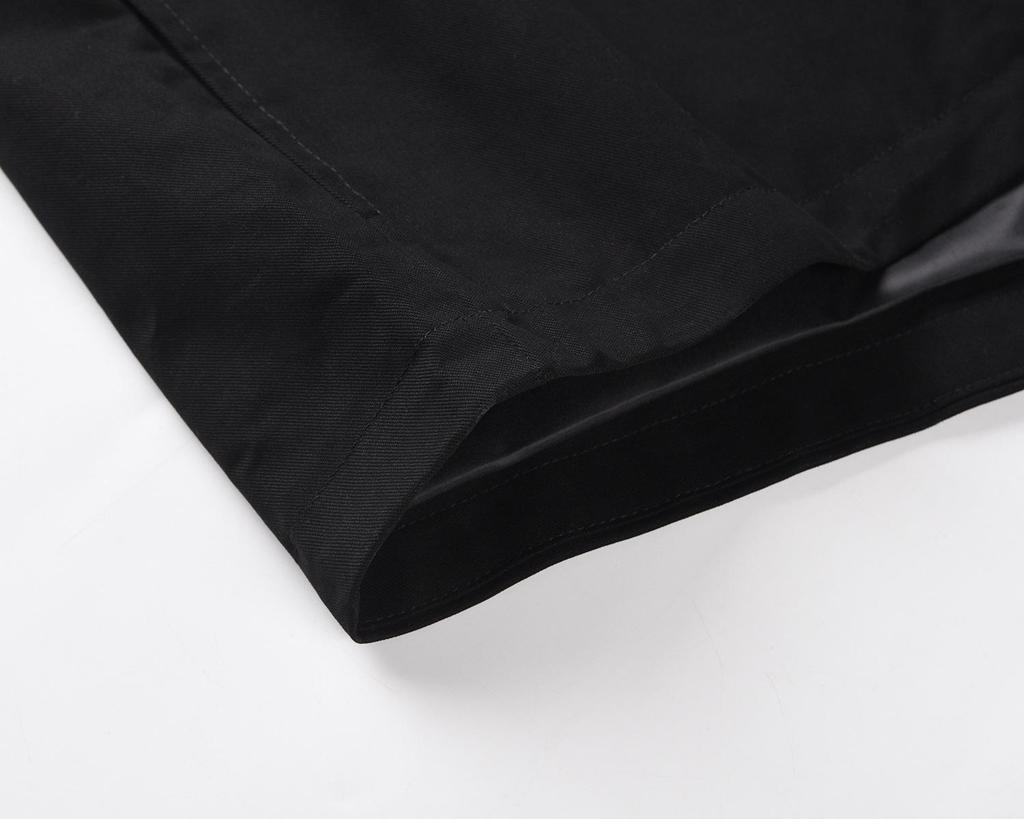 INS Retro Streetwear Black Lapel Jacket: Trendy, Versatile Men's Casual Outerwear