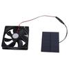 Solar Panel Fan Professional Solar Powered Exhaust Fan Kit for Chicken Coops Greenhouses Sheds Pet