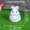 Miniature Rabbit Garden Ornaments - Cute, Realistic Resin Decoration for Creative Landscaping