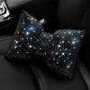 1 шт., авто подголовник с бантом, поясная подушка, плюшевая подушка для сиденья, автомобильная подушка для шеи, алмазный кристалл
