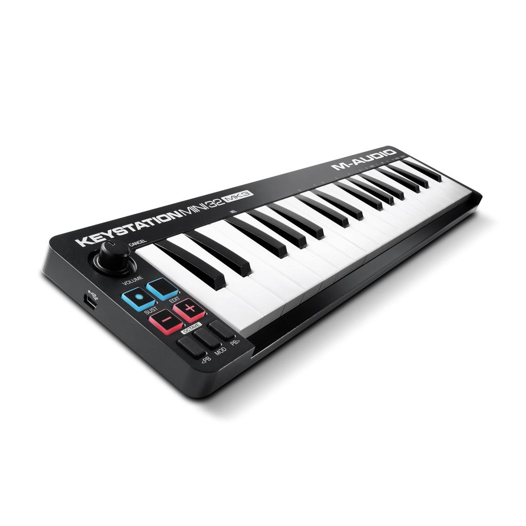 USB MIDI Keyboard 32 Keys Keystation Mini 32 MK3 M-Audio