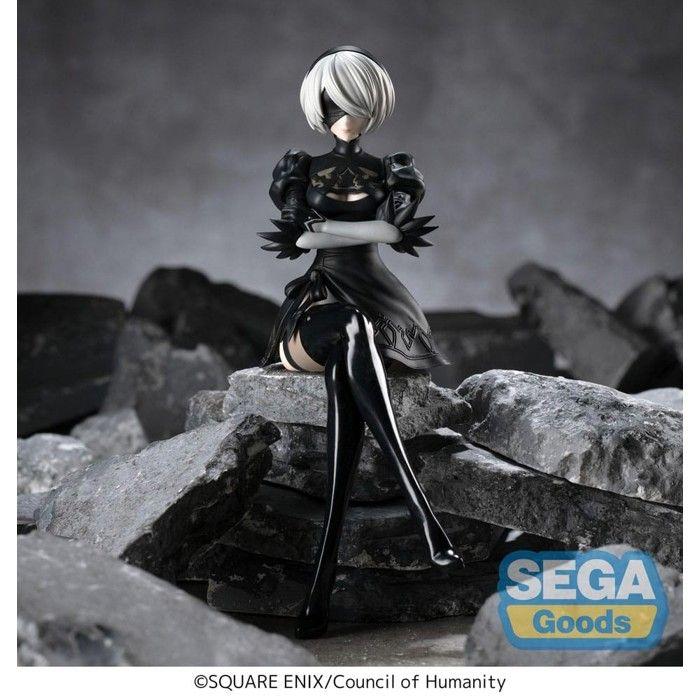 Sega - NieR: Automata Ver1.1a - Statuette PM Perching 2B 13 cm