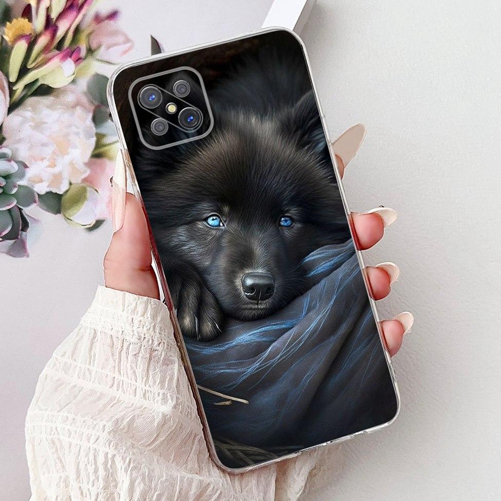 Прозрачный чехол-крышка для Oppo Reno 4Z 5G CPH2065 Милый Кот Модные Цветы Расписанный Мягкий Задний Чехол Для Телефона Oppo Reno4 Z 5G