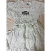 Used Volcan & Aphrodite Subculture Embroidery Lace UP Belt Dress White White