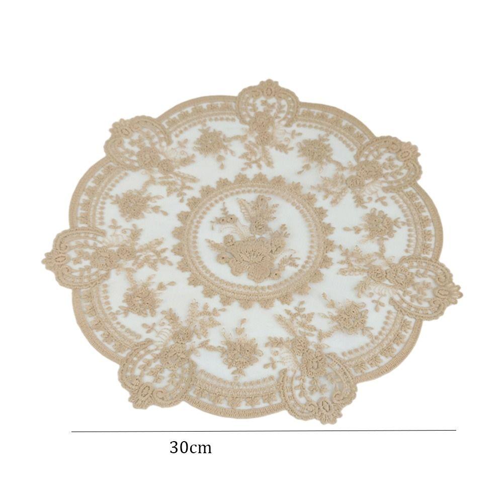 Салфетка Изоляция Обеденный Коврик Кухонные Принадлежности Скатерть Кружево Вышитая Подставка