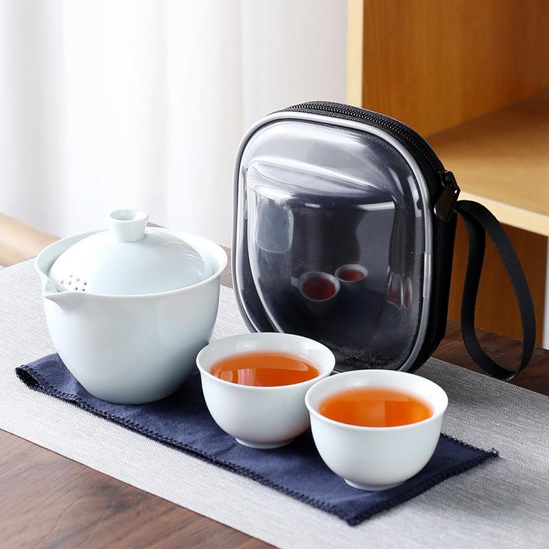 Convenient Travel Express Cup Kung Fu Tea Set Business Household Real Estate Points