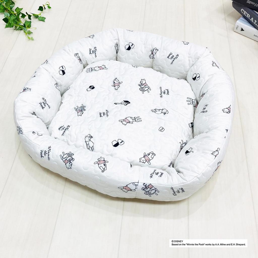 MORIPiLO Morishita Pet Bed for Dogs and Winnie the Korean Style Ible Peach Skin Disney Character Goods 4621326 Cats, Summer/Winter Year-round, Pooh,