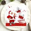 20pcs/Pac 33*33cm 2-Ply Disposable Party Napkin Christmas Pattern