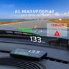 2023 A3 GPS HUD Auto Projector Speedometer Head Up Display Vehicle Speed Detector Voltage Driving Direction Safety Alarm