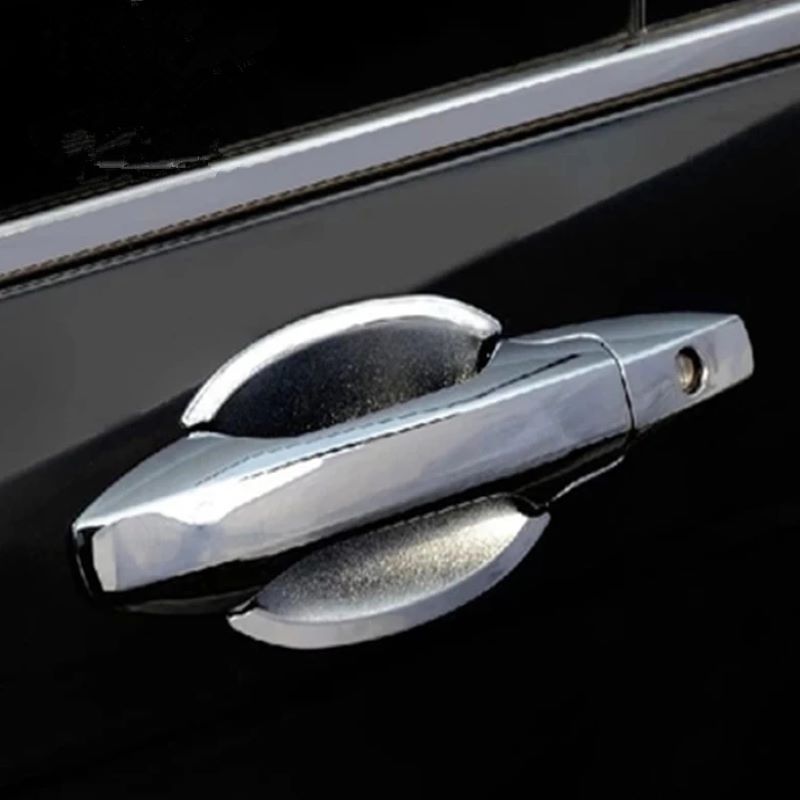 Для Honda CRV CR-V 2007 2008 2009 2010 2011 ABS Углеродное волокно Накладка на ручку двери Рамка чаши двери Наклейка Автоаксессуары