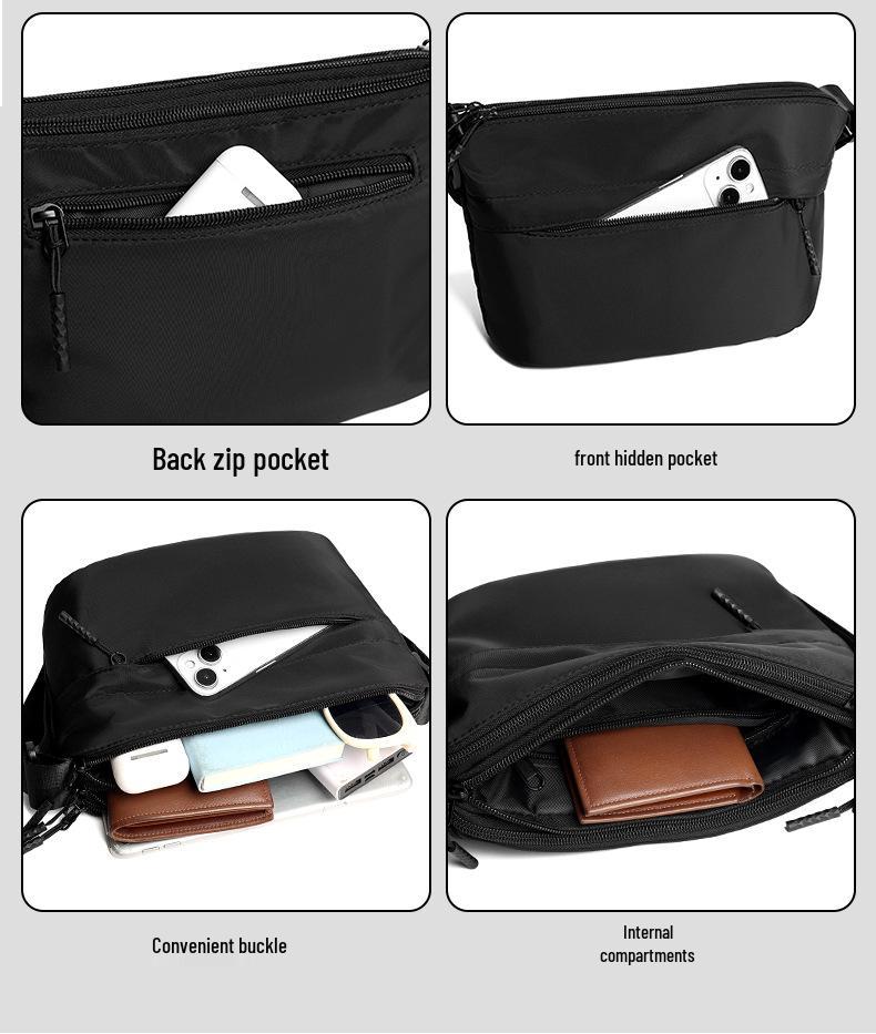 Трендовая мужская сумка через плечо: Спортивный и дорожный рюкзак большой вместимости