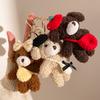 Festive Activities Plush Pendant Gift Backpack Bear DIY Dressup Doll Keychain Bag Accessories
