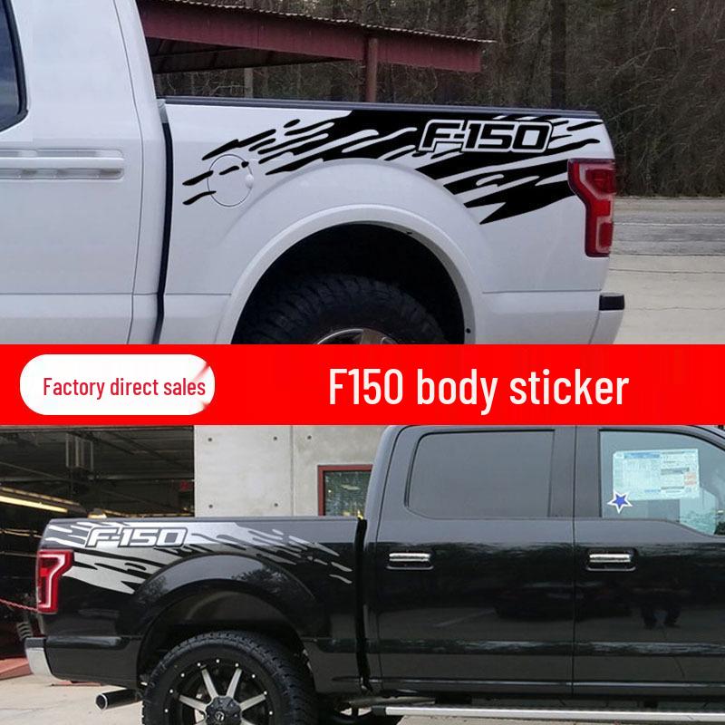 Эксклюзивные декоративные наклейки на кузов и багажник пикапа Ford Raptor F150