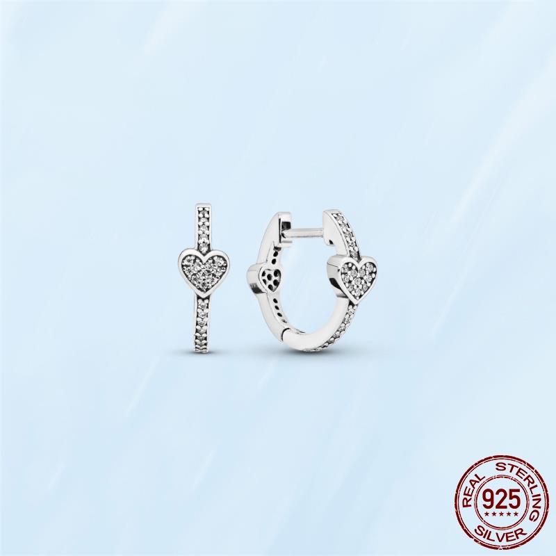 Настоящие оригинальные серьги-гвоздики из стерлингового серебра 925 пробы с цветком маргаритки и перьями в форме сердца, подходят женщинам, модные ювелирные изделия, подарок на помолвку