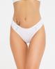 ISSA Plus Textured Cotton Bikini Bottom