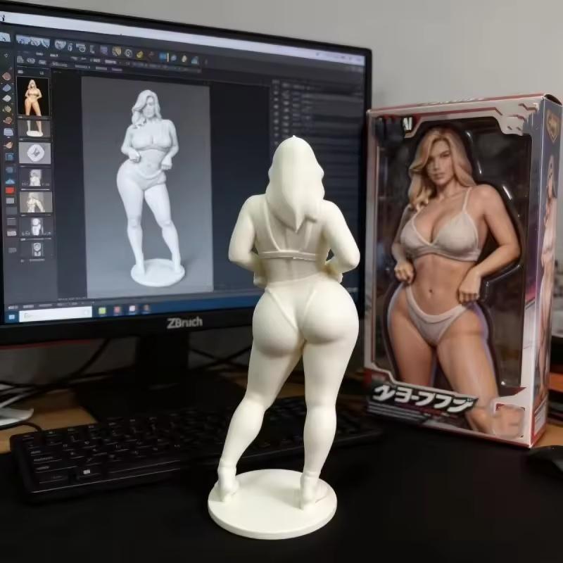 3D-печатная скульптура туфли на высоком каблуке Статуя Чистого Желания Красоты для Гостиной Стола Спальни Домашнего Декора Искусство Ремесло DIY Подарок