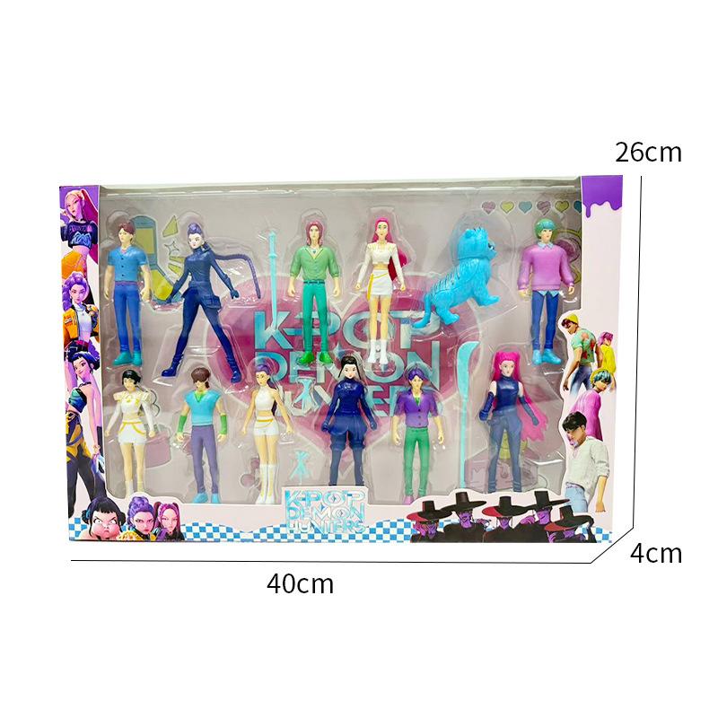 Охотники на ведьм Взрывной K-pop Большая голова Q версия Фигурка Румими Модель Слепая коробка Приливная игрушка Кукла Украшение