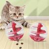 Игрушка для кошек, Интерактивная кормушка-головоломка для кошек, Медленная кормушка-мяч для домашних кошек, Увлекательная игрушка для обогащения среды питомца, Батарейки не требуются