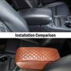 Center Console Armrest Cover Pad Accessories For Jeep Grand Cherokee 11-20 Brown