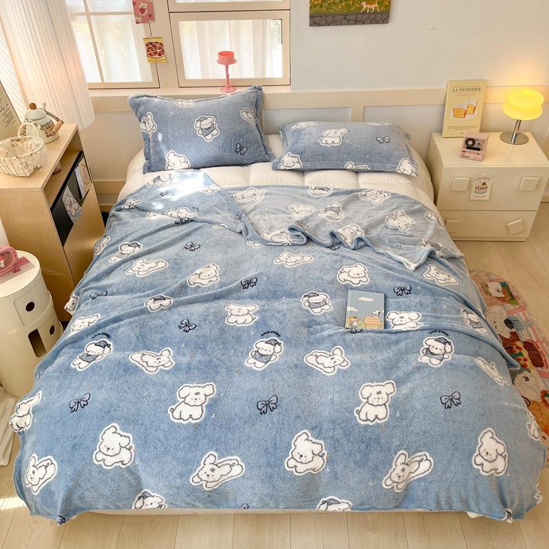 Мультяшное розовое клубничное фланелевое одеяло для детей и девочек, мягкое теплое легкое покрывало для дивана-кровати, путешествий, кемпинга, подарков