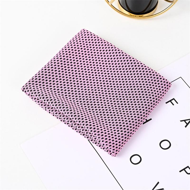 Охлаждающее полотенце  Портативный мини-набор из силикагеля Холодное полотенце Полиэфирное волокно Уличное охлаждающее полотенце Фитнес спорт зал Бег Быстросохнущее