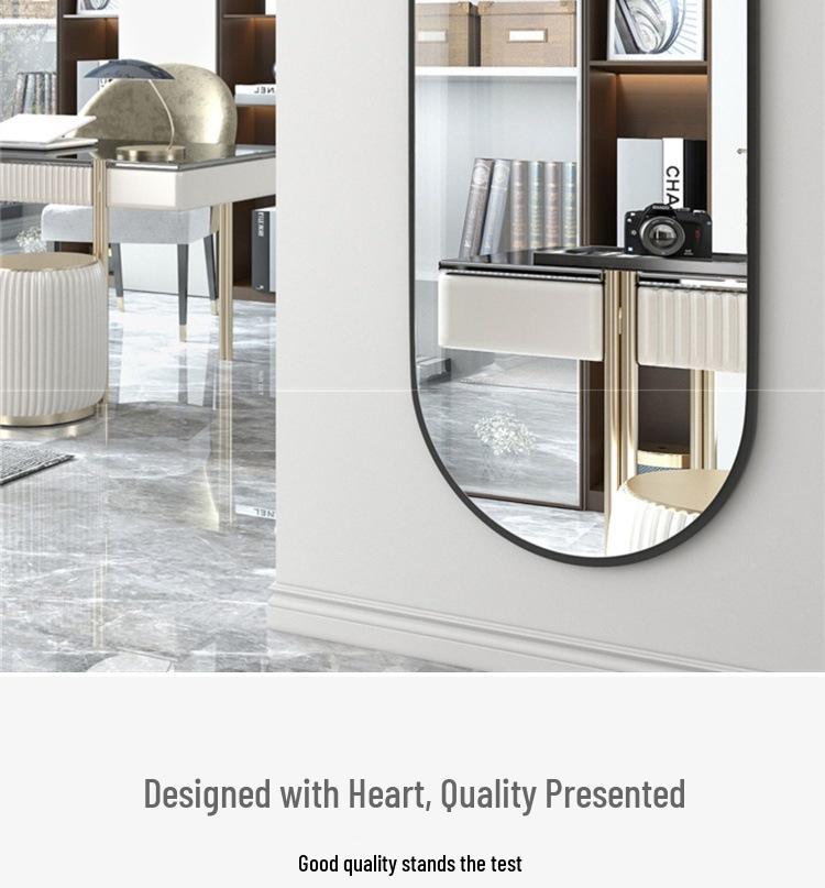 Настенное зеркало в полный рост для спальни девочки - Не требует сверления, Зеркало для примерок, достойное Инстаграма