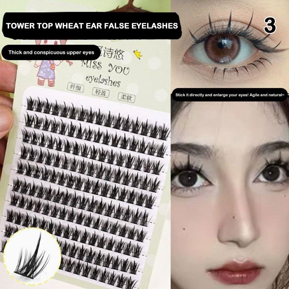 10 рядов накладных ресниц имитация феи аниме ресницы новые натуральные ресницы манга