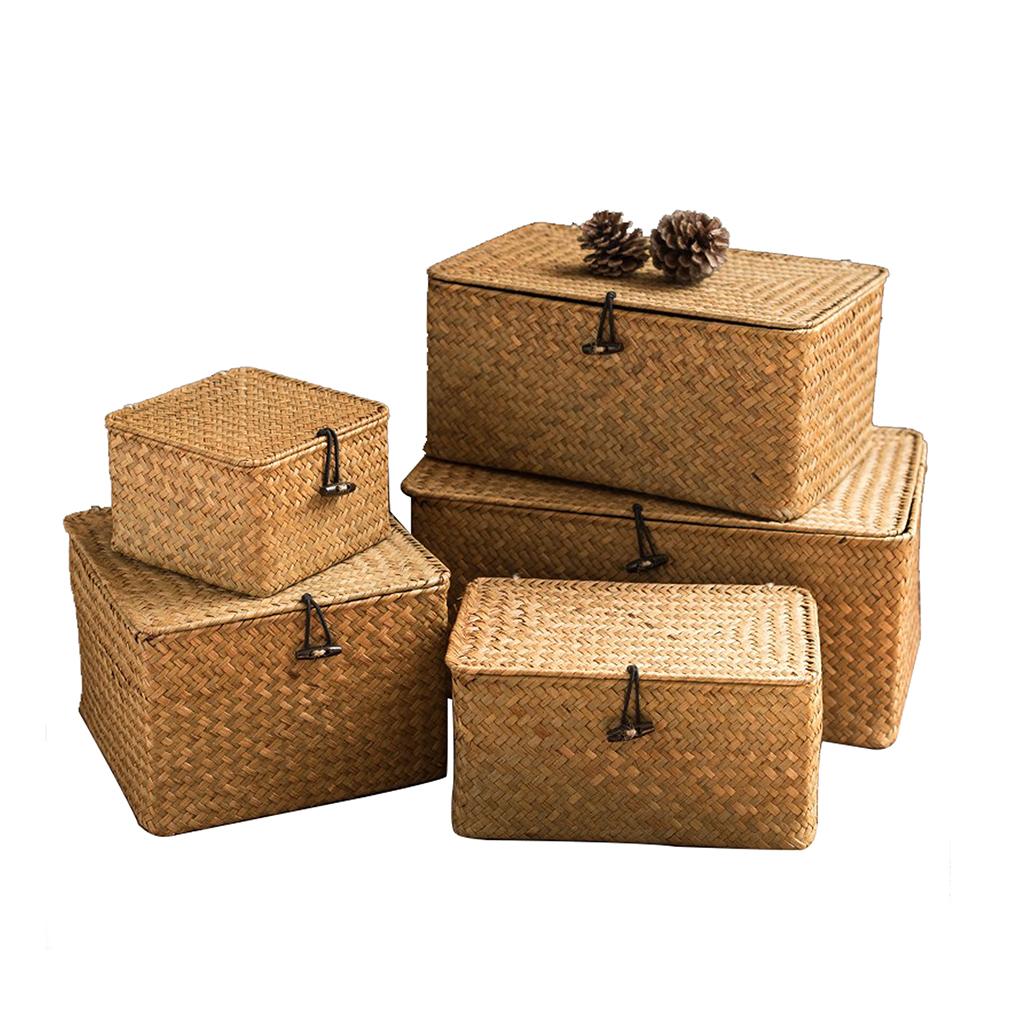 Волокно Экологичный Большой Пылезащитный Ящик Для Легкого Хранения - Безопасен Для Дома Класса Офиса Широкого Применения