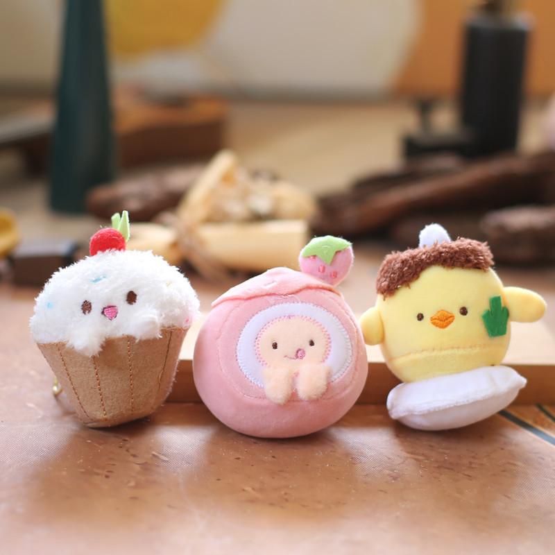 Adorable Cherry Chick Plush Toy Keychain With Soft Pp Cotton Filling Cute And Fluffy