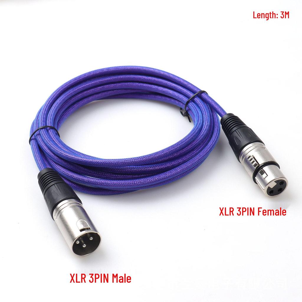 Набор аудиокабелей Type-C (папа/мама) и 5-контактный XLR