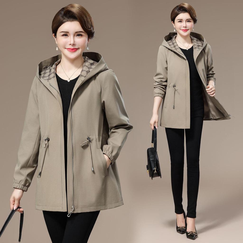 Модный тренч для женщин среднего возраста на весну и осень - Стильный, свободный крой, издание 2025