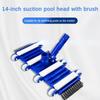 14-дюймовая с щеткой усиленная всасывающая головка из полипропилена, всасывающая машина, оборудование, портативная всасывающая головка для бассейна