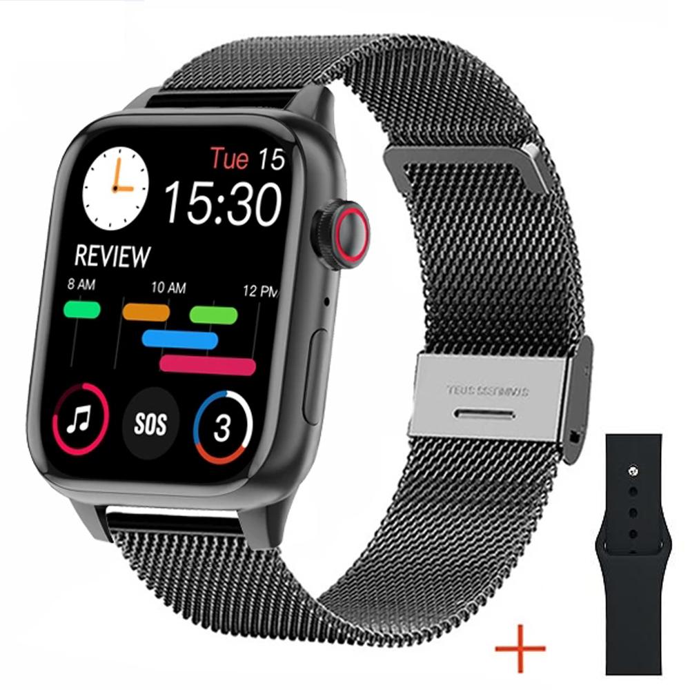 YurKem IWO Series 7 Смарт-часы Водонепроницаемые часы с пульсометром для мужчин и женщин Спортивный фитнес-трекер Смарт-часы для IOS Android Phone