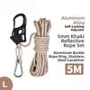 Stainless Steel Tent Rope Tensioner Aluminum Alloy Tarp Tightener  Outdoor Tool