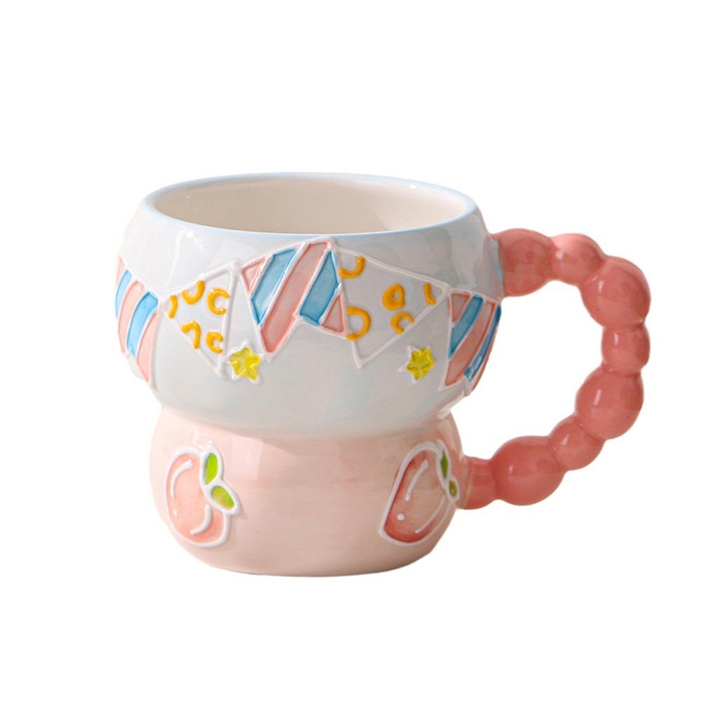 Милая керамическая чашка для завтрака, форма тыквы, кофейная кружка, оригинальная чашка для воды, праздничный подарок