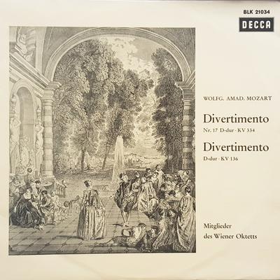 LP Пластинка WOLF. АМАД. МОЦАРТ, ЧЛЕНЫ - Дивертисмент №. 17 ре мажор Kv 334 / BLK21034 DECCA Германия Классика Б/У