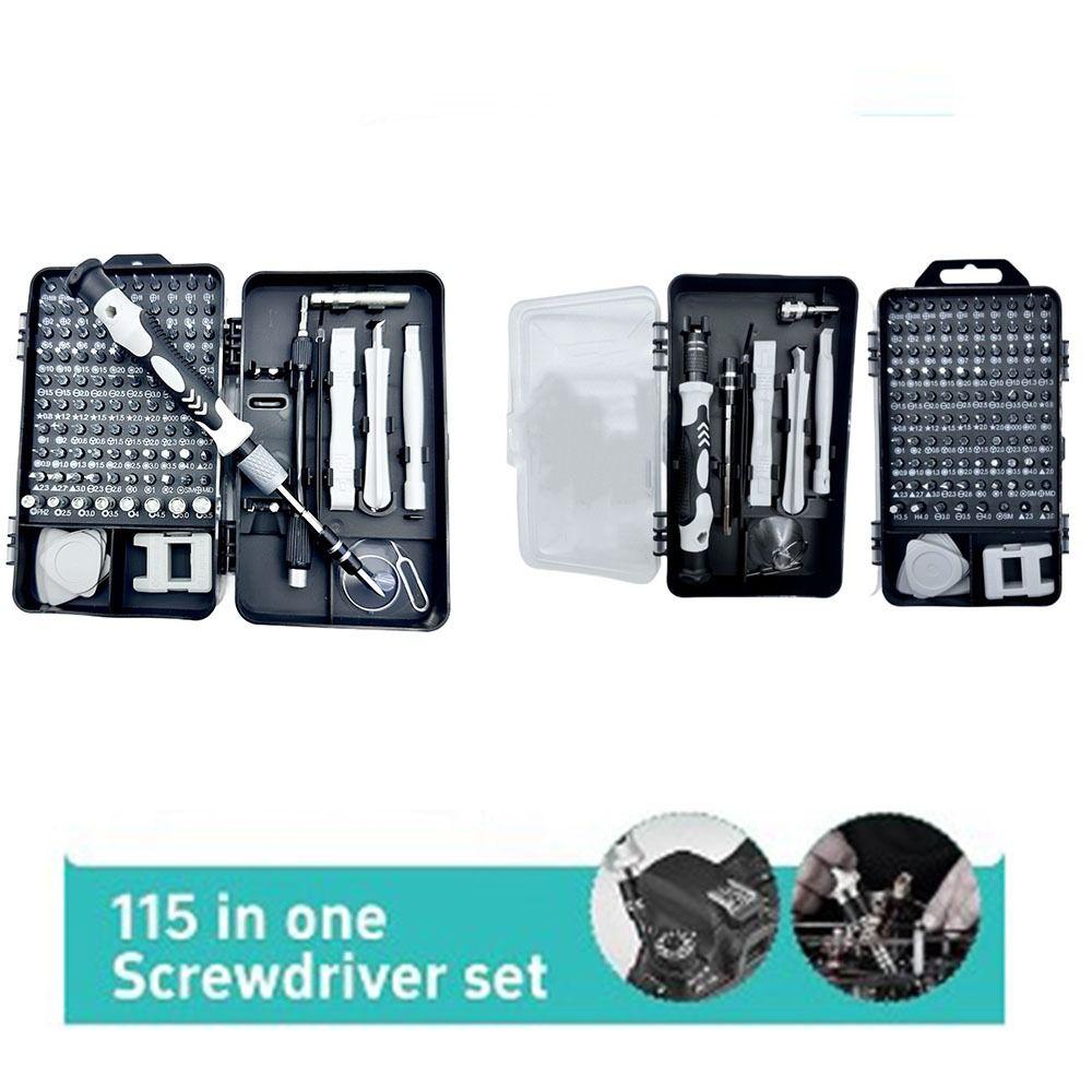 Магнитная отвертка с несколькими битами в чехле для ноутбука, набор отверток для ноутбука, телефона, компьютера