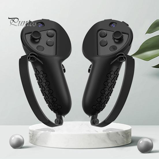 Чехлы для ручек 2 шт. Чехлы для контроллеров VR Непрерывный сигнал Ударопрочные Безвкусные Защита от падения Текстурированная поверхность Чехлы Защитные силиконовые для Mata Quest