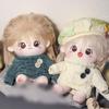 Niannyyhouse 10cm-15cm 20cm Plush Clothes, Turtleneck Sweater, Cotton Doll Clothes, Dress-Up (Light Brown, 20cm)