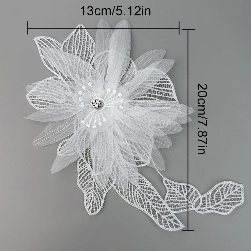 Кружево своими руками аппликация нашивка декоративная жемчужная ткань наклейка стразы несколько стилей модные аксессуары