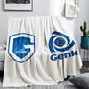 Koninklijke Racing Club Genk Printed Flannel Blanket, soft throw for bedroom sofa, washable, Christmas present, great gift.
