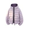 Winter Hooded Puffer Coat Unisex Color Block Casual Warm Jacket Teens