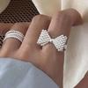 Пары креативное кольцо-бабочка с узелком винтажное кольцо с открытым пальцем новые серебряные кольца подарки на день рождения