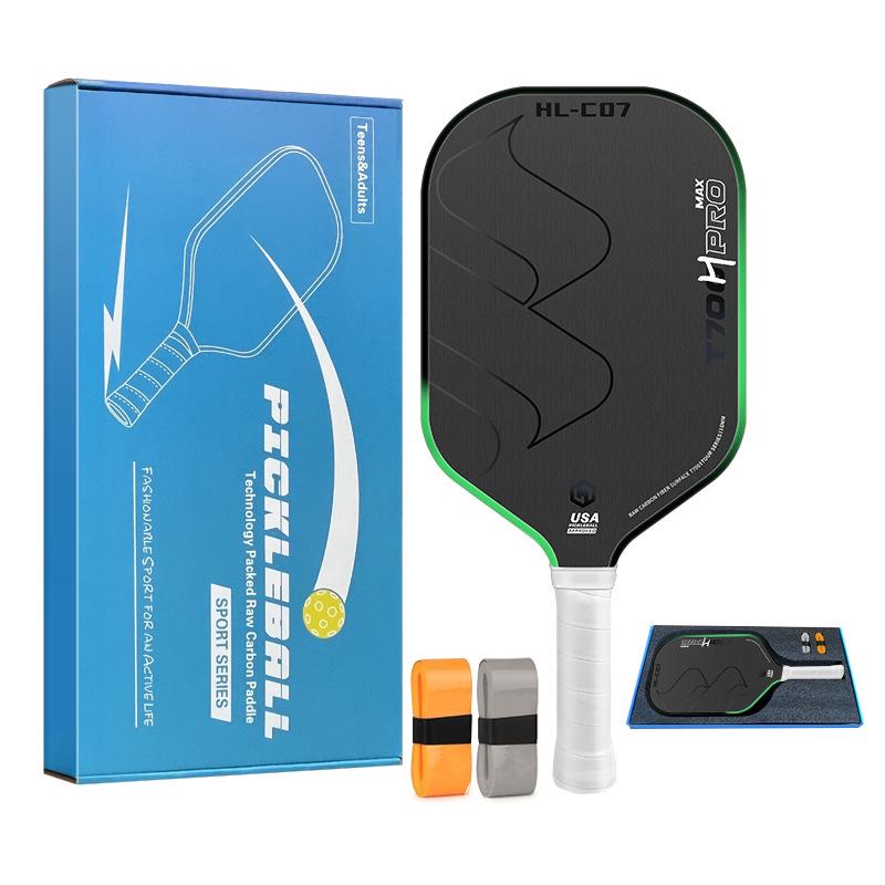 Pickleball Racket T700 Carbon Fiber Matte Silent Set - Professional Paddle Board for Competition