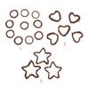 DIY Round / Heart Star Wreath Wooden Craft