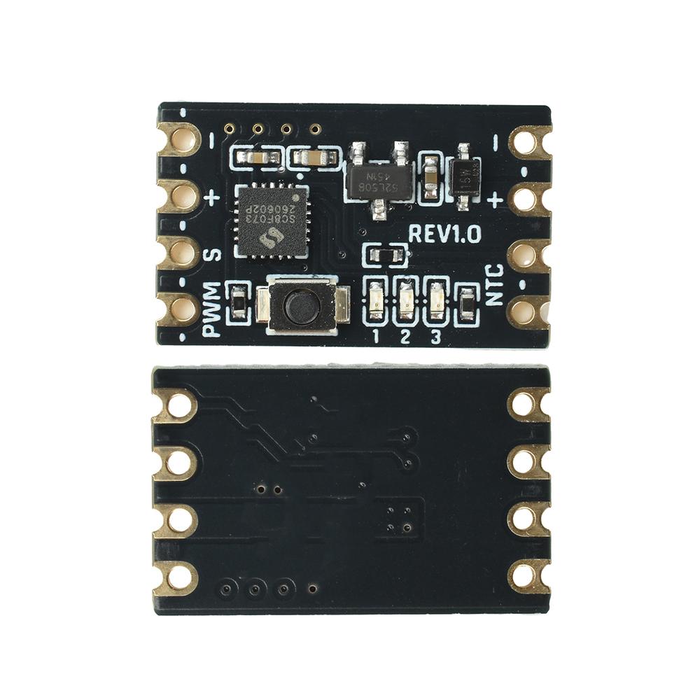 DC 5-15V Mini PWM Speed Controller for CPU Fans Ultra-Compact 4-Wire Smart Temperature Control for Router Heatsinks