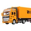 1:48 Container Truck Toy, Construction Truck Model Toy, Kids Collection Christmas Gift Birthday Gift Yellow, Cargo Truck