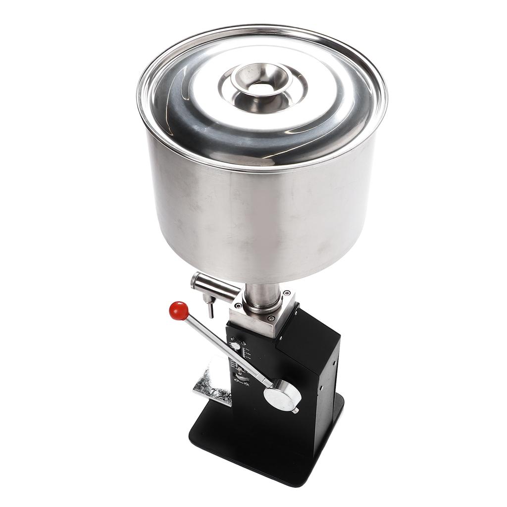 Manual Paste Liquid Filling Machine Adjustable 5?60ml Stainless Steel Bottler Filler for Pastes