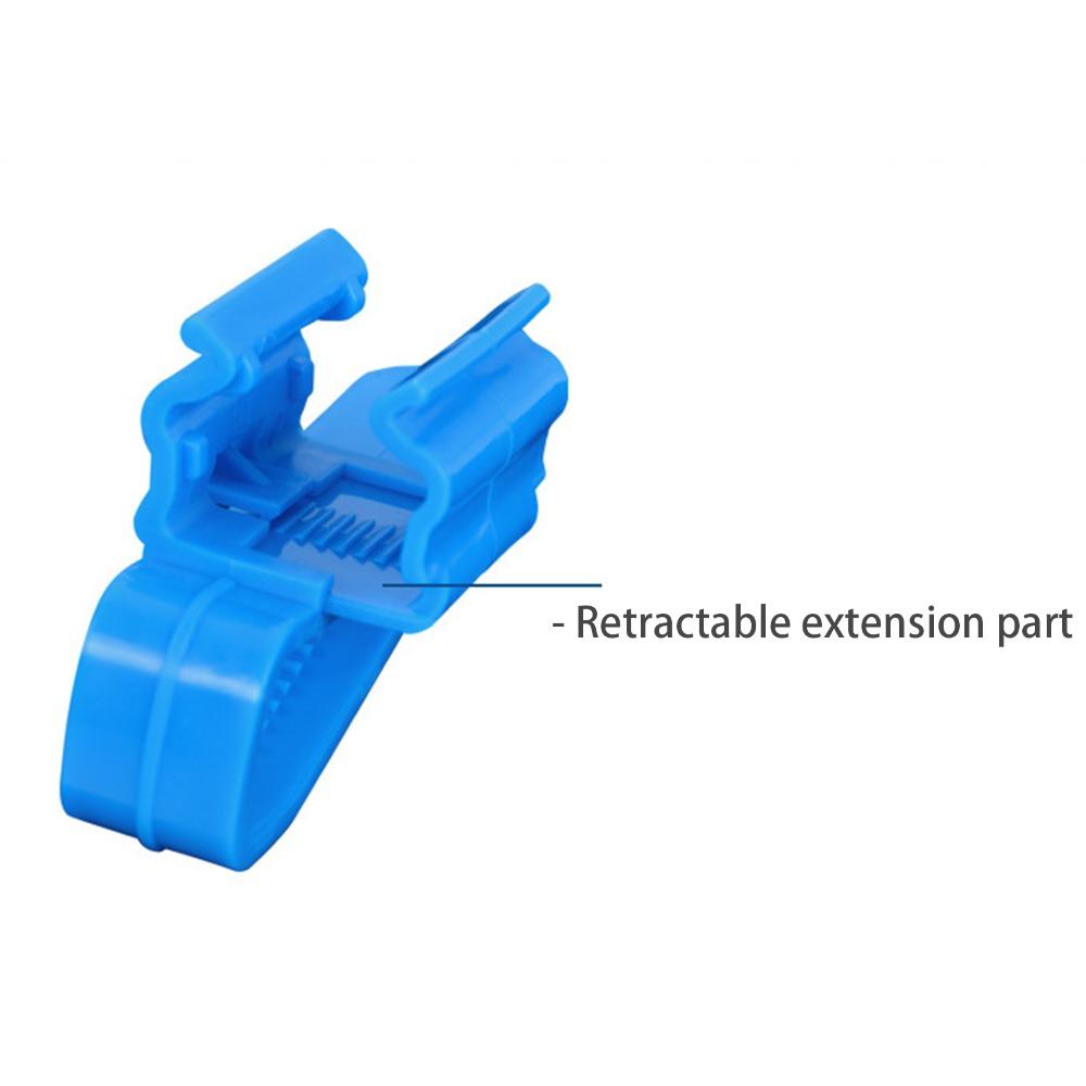 4 PCS Plastic Aquarium Tube Clamp Multifunction Fish Tank Water Pipe Mounting Clip Fish Tank
